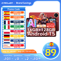 Teclast T60Ai Android 15 Tablet 12 Inches Tddi 2K 2000X1200 90Hz Widevine L1 Allwinner A733 (6Gb Ram+10Gb Expansion)16Gb/128Gb Rom 8000Mah Tf Battery up to 1Tb Wi-Fi6 Pc&Tablet Mode