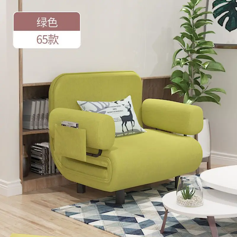 Multi-functional foldable movable sofa bed dual-purpose double small living room bedroom dismantled washed single small house