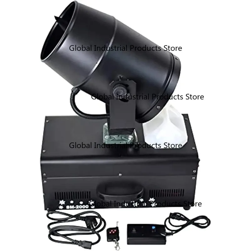 2000W Professional Snow Machine with Remote Control Moving Head Snowflake Maker for Party Event Stage Create Winter Magic Anytim