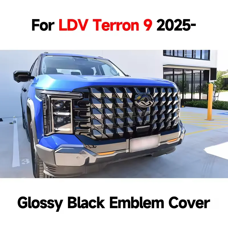 

Глянцевая черная накладка на эмблему, самоклеящаяся, спортивный декоративный элемент, не требующий повреждений, для SAIC LDV Terron 9 2025