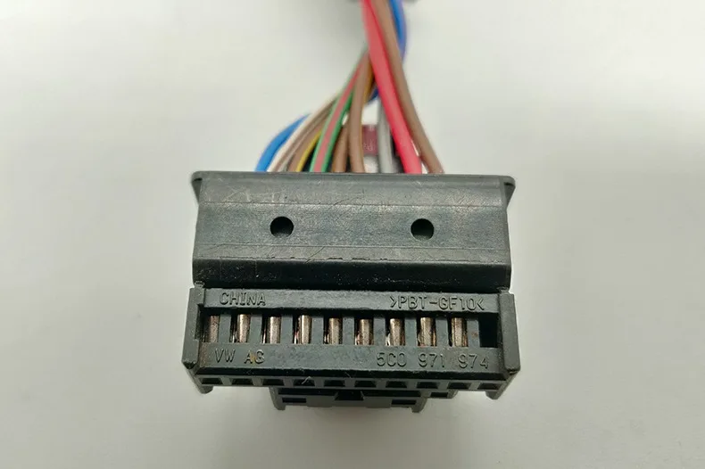 5C0 971 974 interruptor elevador de puerta para Volkswagen Audi, enchufe hembra de 10 pines, 5C0971974