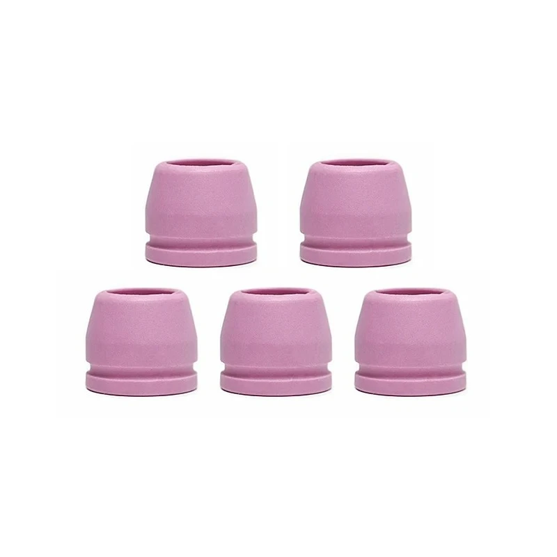 50Pcs Slotted Ceramic Shield Cap, Plasma Cutting Consumables Replacement for SG‑55 AG60 Torch