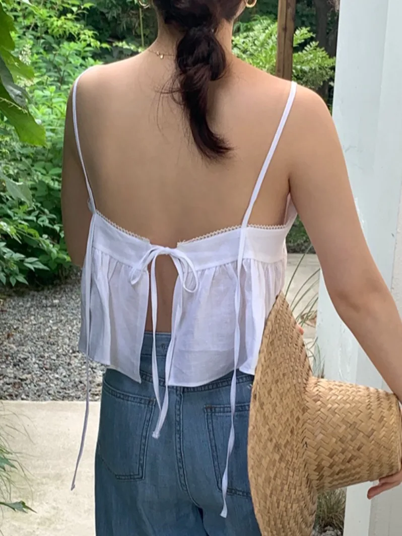 

Шикарный летний свободный укороченный топ на бретельках Lazy Vaion с рюшами, женская верхняя одежда, кружевной топ с цветочным принтом и принтом тай-дай, майка