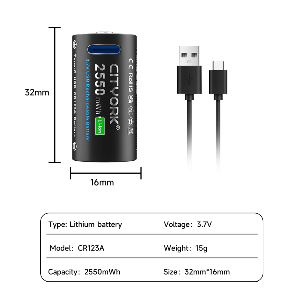 Oryginalny CR123A akumulator 3.7V litowy CR123 16340 16350 CR17345 do pióro laserowe lampy LED