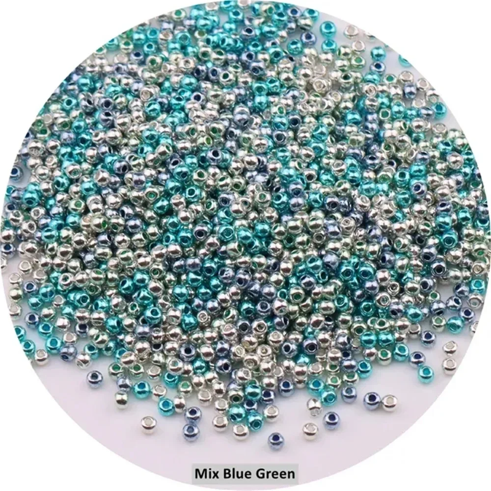 11/0 Japan Metallic Colors Glass Seedbeads 2mm Uniform Bronze Plated Round Spacer Glass Beads For DIY Charm Craft Jewelry Making