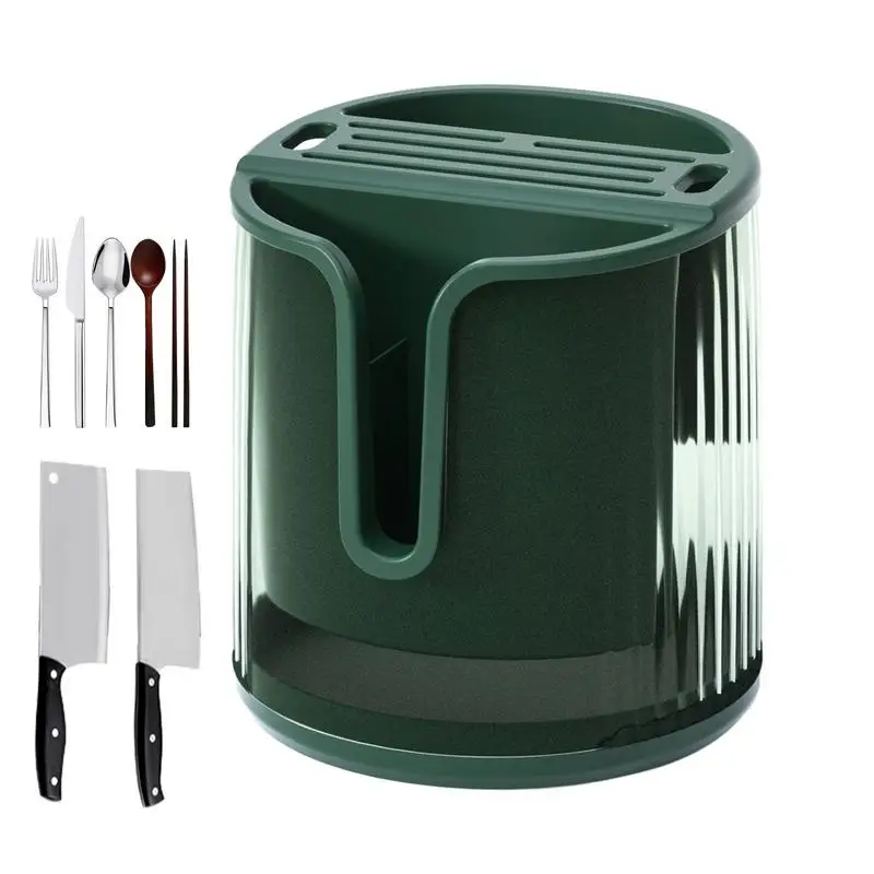 Rotating Cooking Utensil Organizer Spatula Holder 360 Rotation Cooking Organizer Utensil Crock Spacious Spoon Spatula Organizer