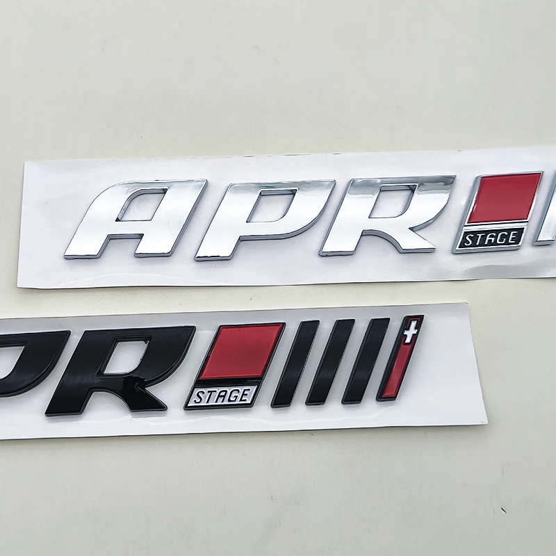 ثلاثية الأبعاد ABS شعار APR المرحلة III الأداء شعار رسائل سيارة الخلفي الجذع شارة ملصق لشركة فولكس فاجن جولف 6/7/CC وأودي A4/A6 الملحقات
