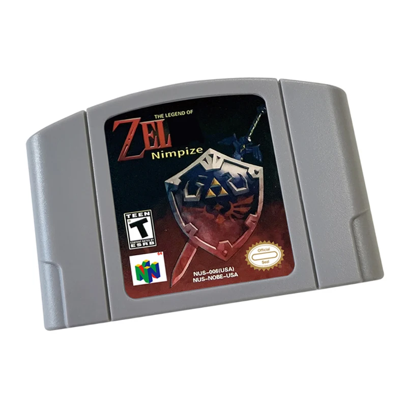 N64 games Cartridge zel nimpize NTSC Version Retro Games reconstructed