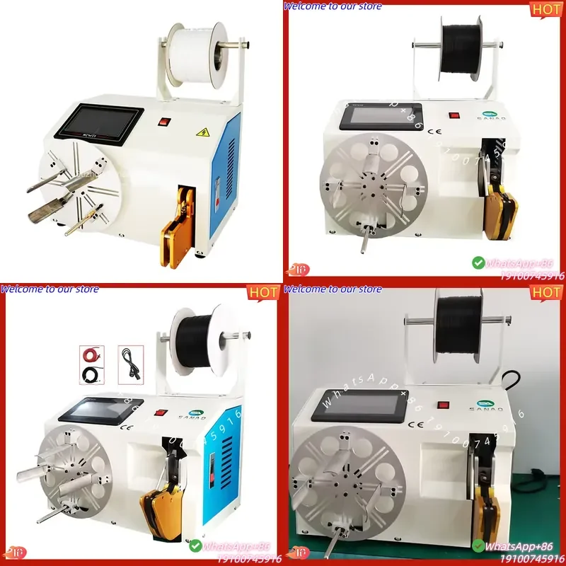CE Certificate Manufacturer'S Best-Selling Semi-Automatic Wire Binding Machine Cable Winding Machine