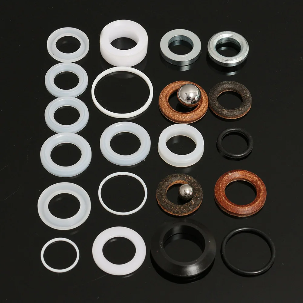23pcs/set Airless Spray Seal Repair Kit Seal Assortment Easily Installation Sealing Gasket Washer Personal Car Elements