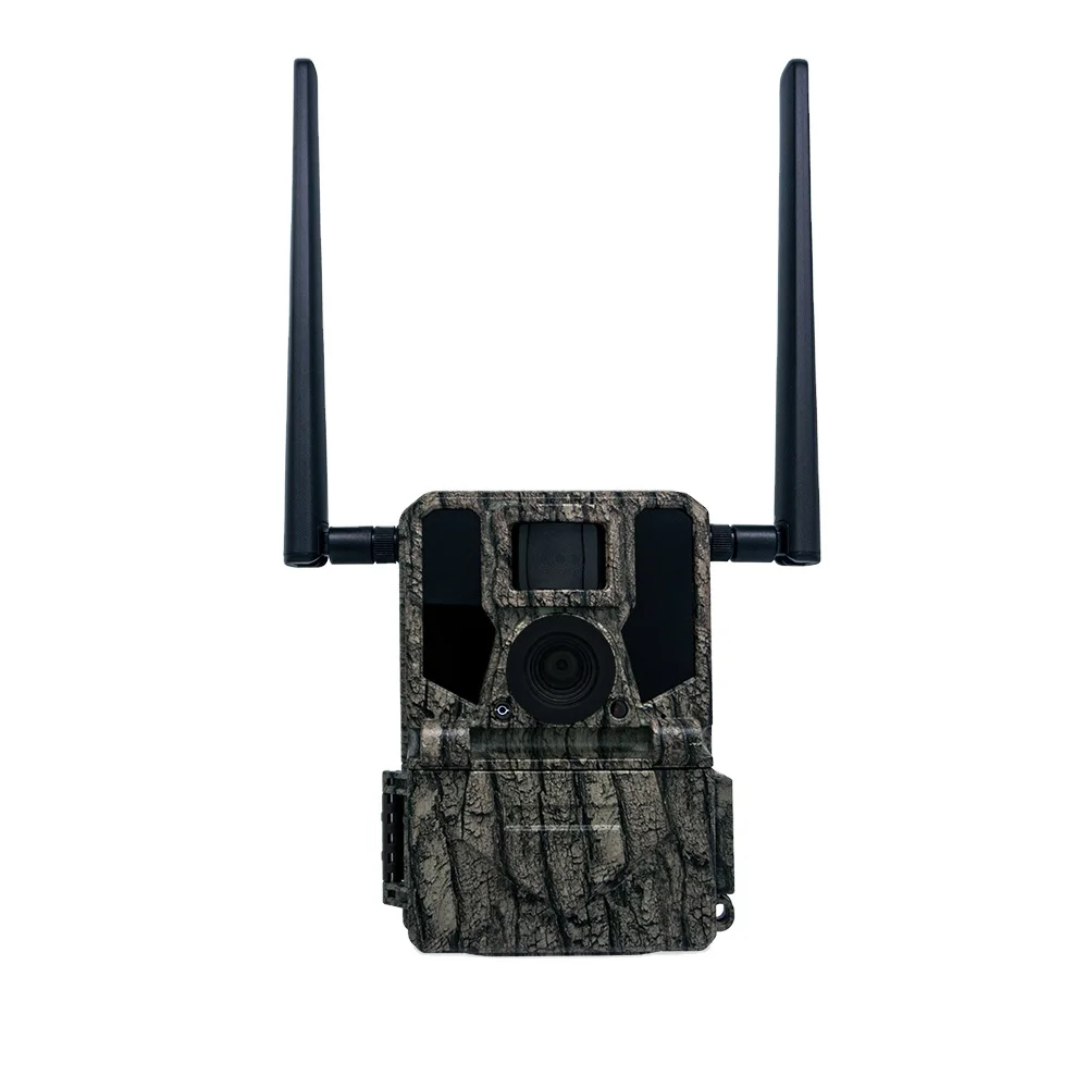 

Dual-antennas Cellular Trail Camera For Wildlife Observation 4G Icould Http Transmit 2K Cellular Game Cameras
