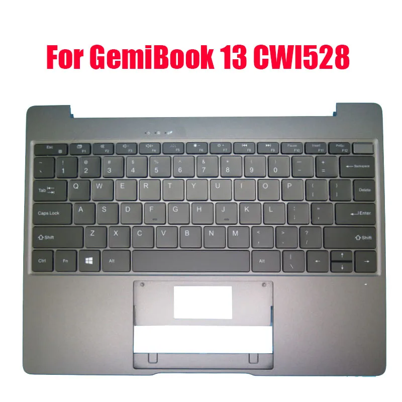 

Laptop Palmrest For Chuwi For GemiBook 13 CWI528 MB2757001 PRIDE-K3918 Gray With Backlit English US Keyboard Upper Case New