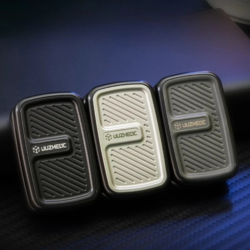 

Metal Magnetic Push Card Mini Fidget Mechanical Slider Rotating Pushing Plate EDC Stress Reducing Toys Adults Anti Anxiety