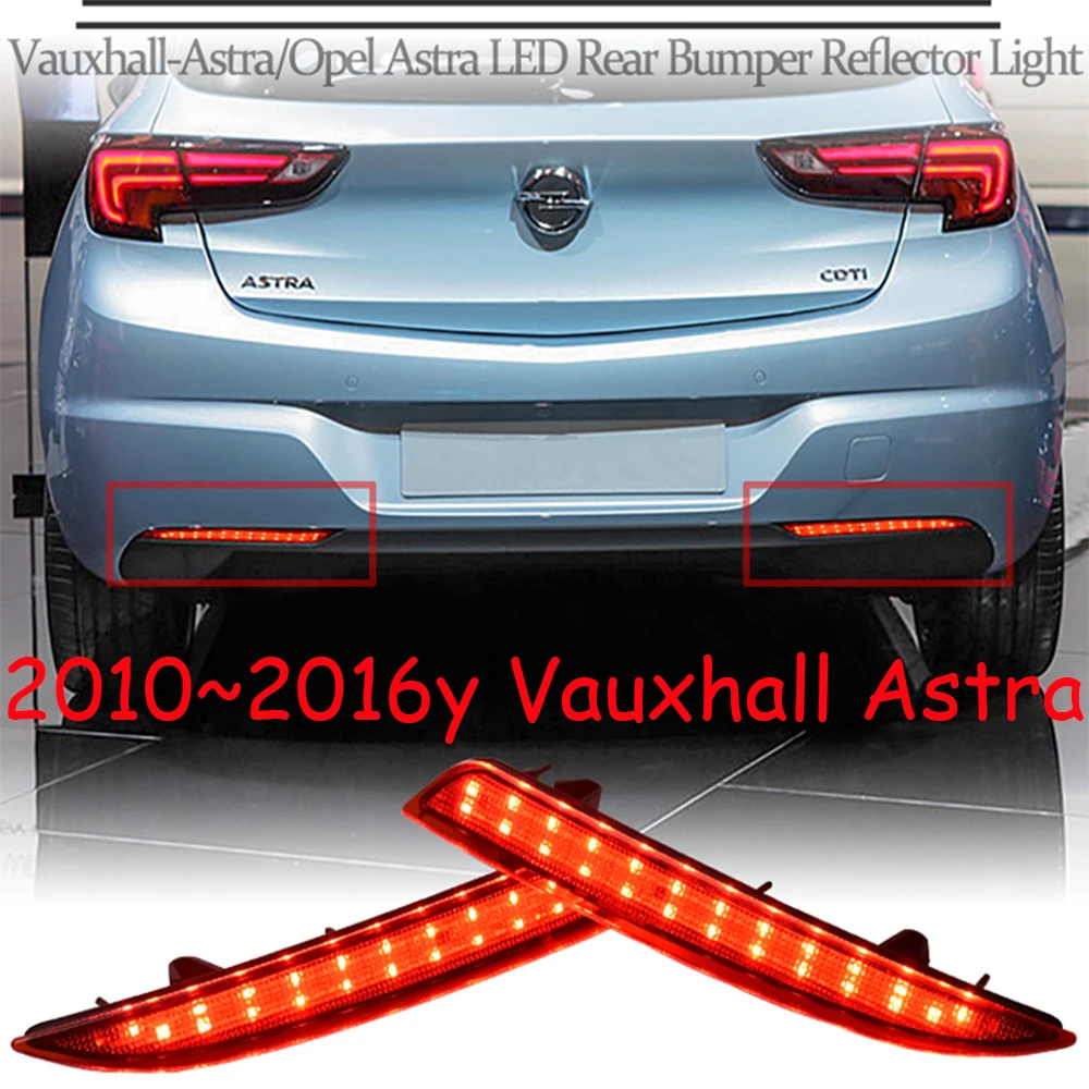 Car Bumper Opel Tail Light Vauxhall Astra Taillight Brake 2010~2016y LED Car Accessories Taillamp Opel Astra Rear Light Fog