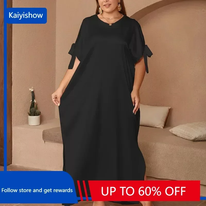 

2023 African Half Sleeve O-neck Polyester Plus Size Evening Party Long Dress Dashiki African Clothing African Dresses For Women