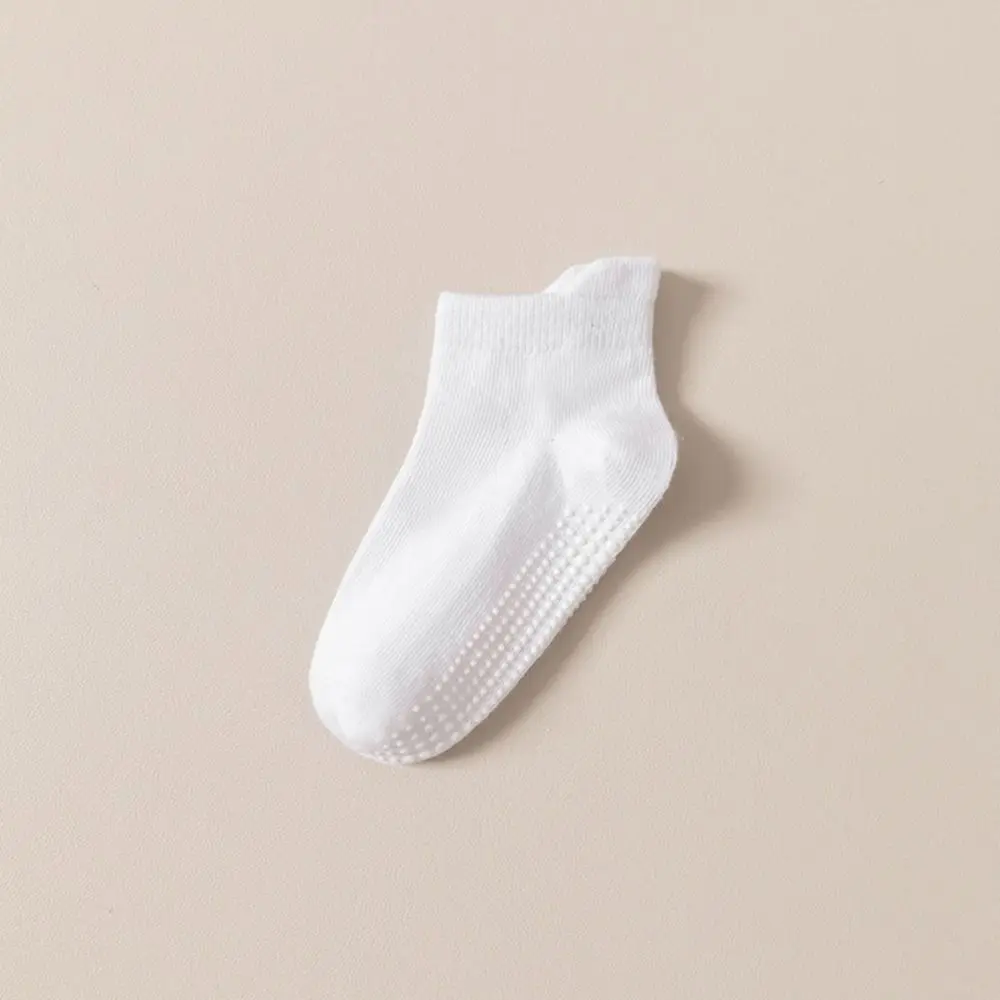 

6Pairs Cute Cotton Baby Solid Socks Newborn Non-slip Kids Tube Sock Short Infant Toddle Walking Socks Baby