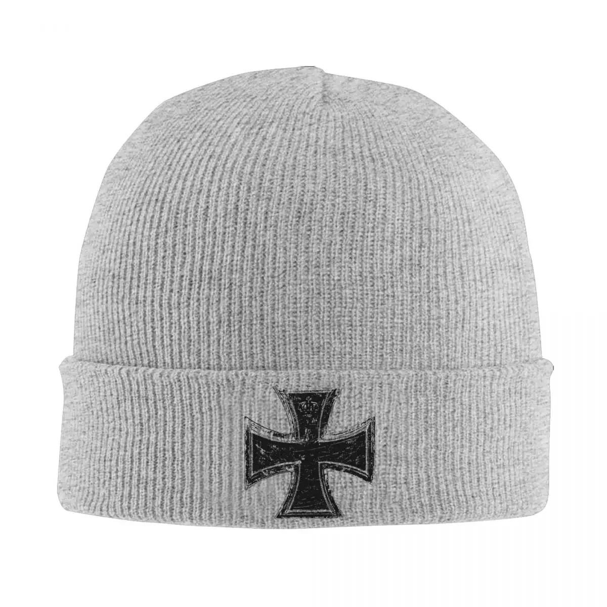 

Germany Iron Cross Knitted Hat Beanies Autumn Winter Hat Warm Acrylic Hip-hop Caps Men Women