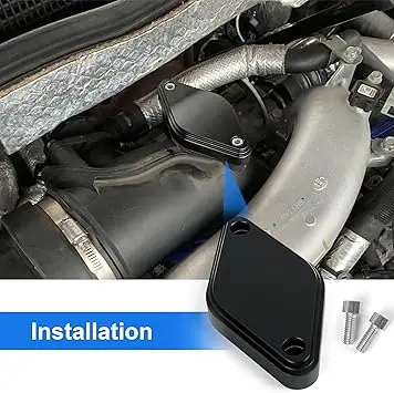 쉐보레/GMC2011-2016 듀라맥스6.6L LML 디젤- 블랙 흡기 공명기 커버 플레이트