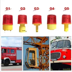 Solar LED Emergency Light/Solar-powered warning lights /Beacon light/ Traffic Alarm Lights/Tower crane lamp