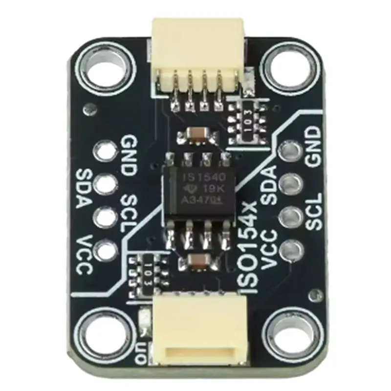 modulo-isolador-bidirecional-dt18-iso1540-para-i2c-33v-5v-1mhz-compativel-com-placa-stemma-qt-qwiic-modulo-isolador-preto