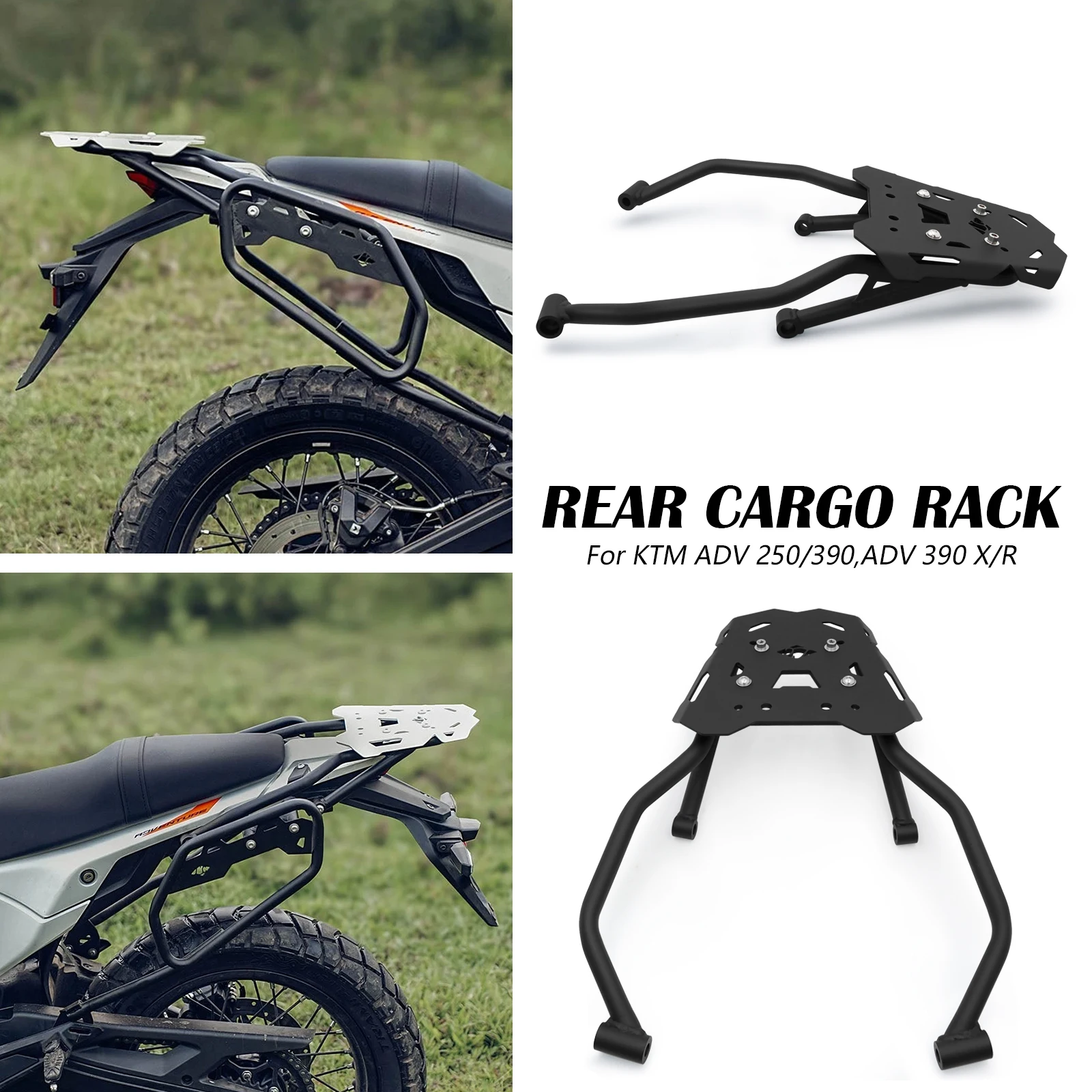 Suporte Traseiro para Malas Laterais de Motocicleta para KTM 250 ADV 390 ADV X R 2025 2026 250 390 Adventure R X