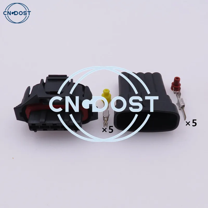 1 Set 5 Pin 1928403738 MAF BSK Oxygen Connector Socket Rail Injector Crankshaft Position Sensor Plug AC Assembly For Bosch