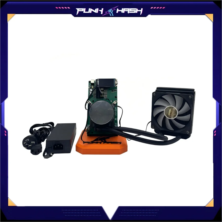 Bitaxe Bitcoin Minatori Raffreddamento ad acqua Nerdqaxe++ 4.8TH/s 75W Home Bitcoin Open Source Miner BTC Minatori Crypto Minatori Solo Minatore