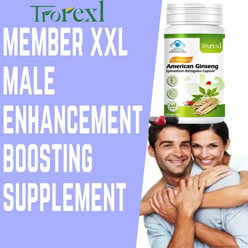 

Natural Epimedium Ginseng Supplements for Male Enhancing, Stamina, Strength and Endurance, Men Health Enlargent Capsules