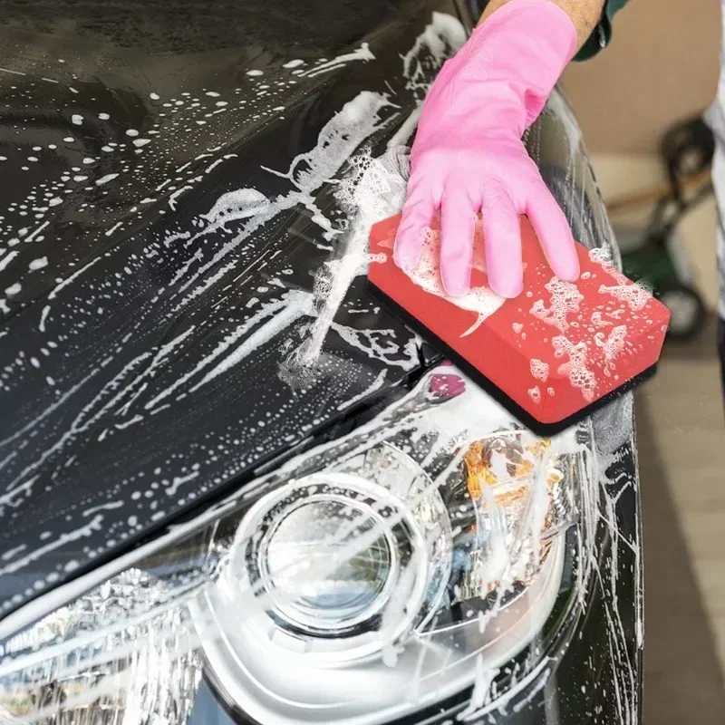 5Pcs Car Cleaning Eraser Clay Bar Pad Sponge Block Waxing Polishing Pad Car Cleaning Tools Auto Detail Cleaning Accessorie