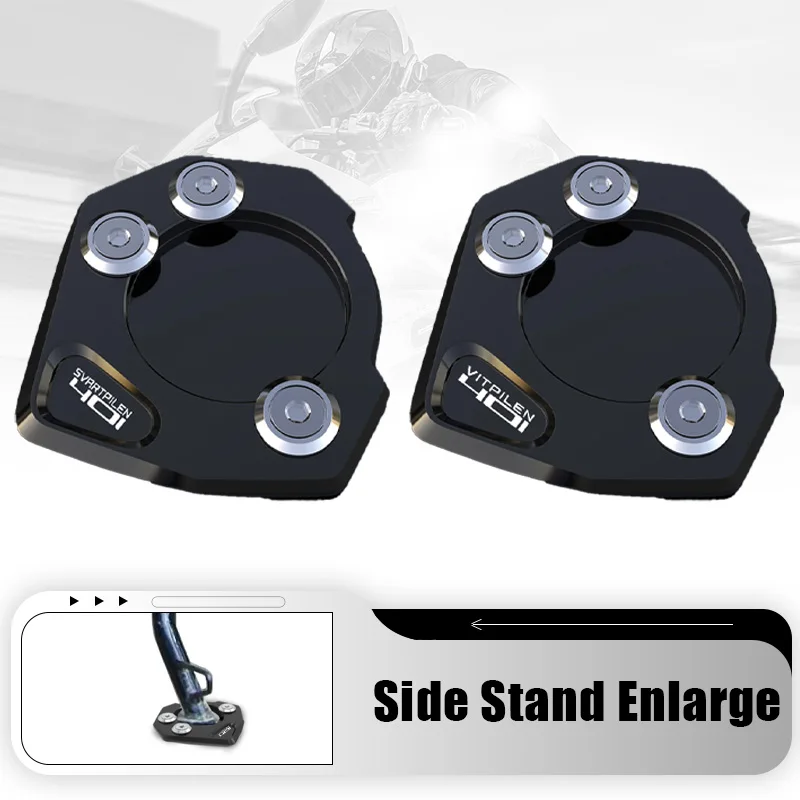 

Side Stand Enlarger Pad Kickstand Plate For Husqvarna Vitpilen401 Svartpilen401 701 Enduro Supermoto SMC 2018-2023 2022 2021