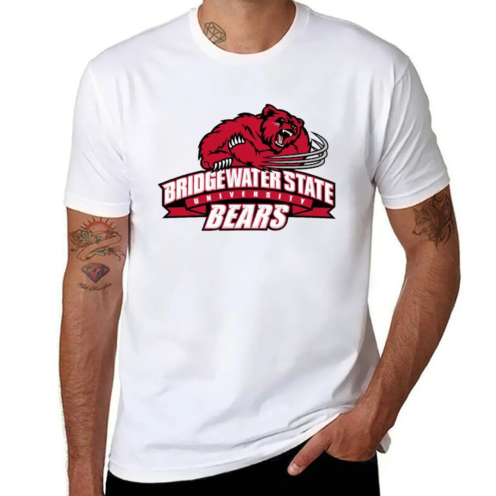 

Bridgewater State T-Shirt man t shirt graphic man t shirts high quality luxury brand T-Shirt