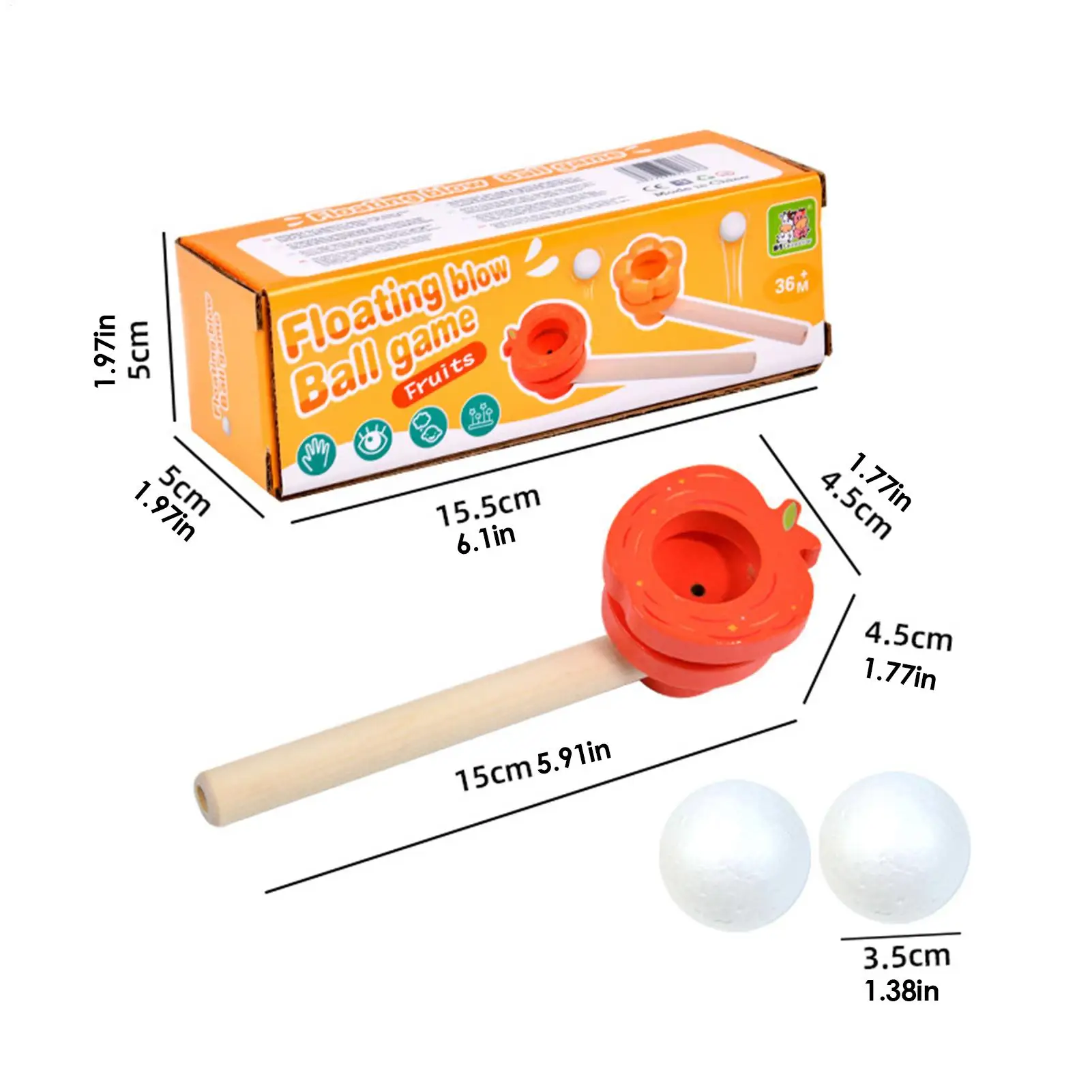 Bola que sopla juguete equilibrio bolas flotantes juguetes que soplan diversión ergonómica desarrollo cognitivo suministros de fiesta para niños para el día de los niños