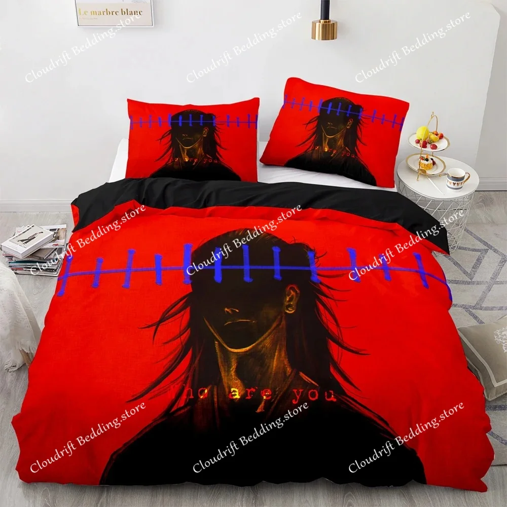 

Jujutsu Kaisen Bedding Set Single Twin Full Queen King Size Anime Bed Set Aldult Kawaii Kid Bedroom Duvet cover Sets 3D Print
