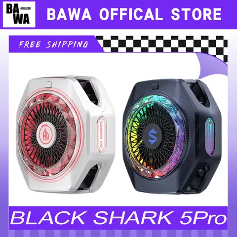 BLACK SHARK FunCooler 5 PRO AG Magnetic Mobile Phone Cooler 35W Ultra-high Power Smart AI Temperature Control Radiator with RGB