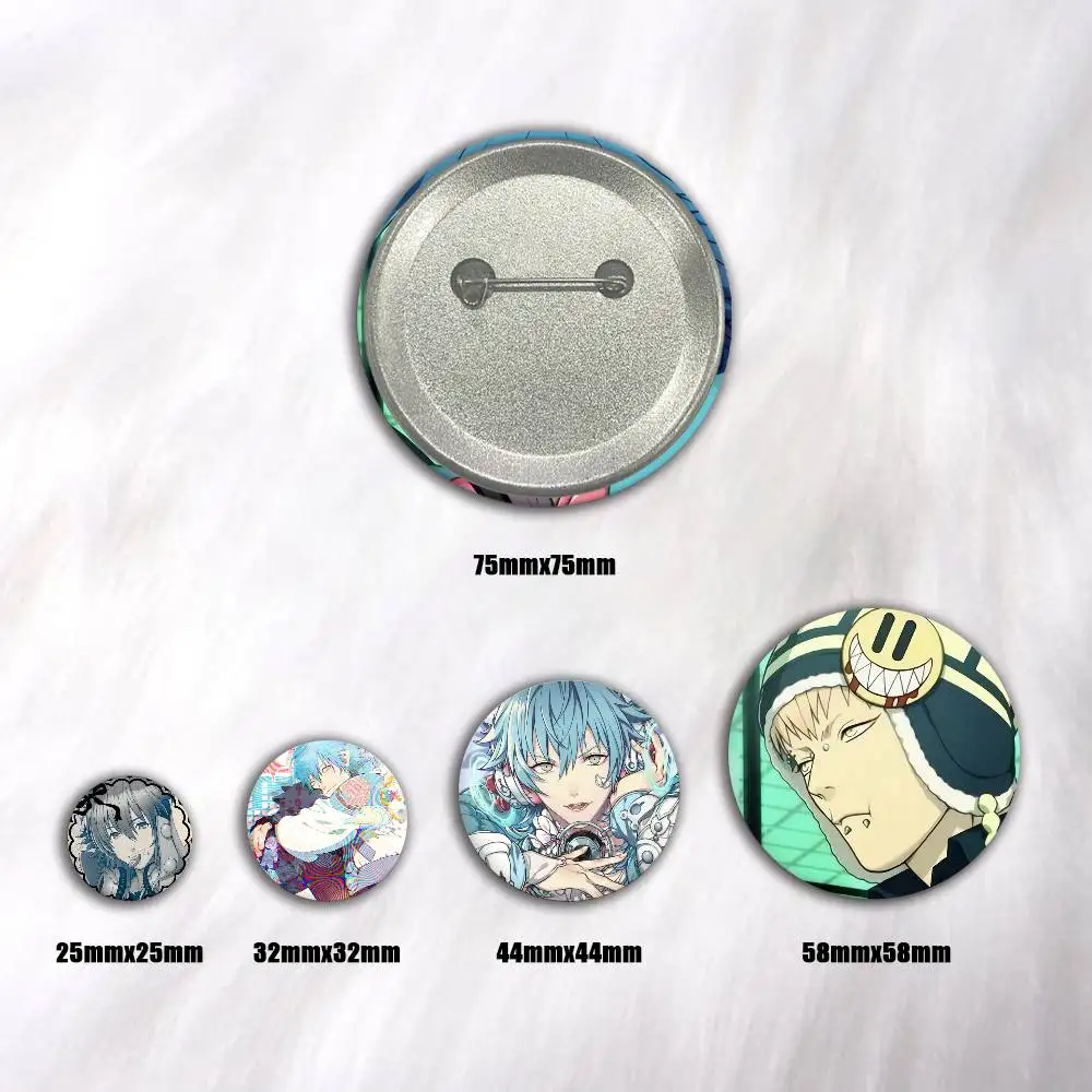 A-a-Aoba Seragaki D-DRAMAtical 75x75 25x25 Mm  Round Brooches On Backpack Shirt Accessories Jewelry Badge Gift For Friends