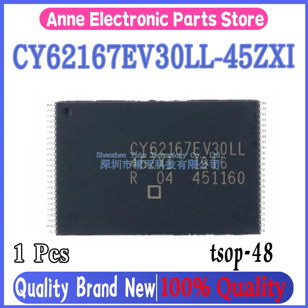 (1piece)100% New CY62167EV30LL-45ZXI CY62167EV30LL 45ZXI tsop-48