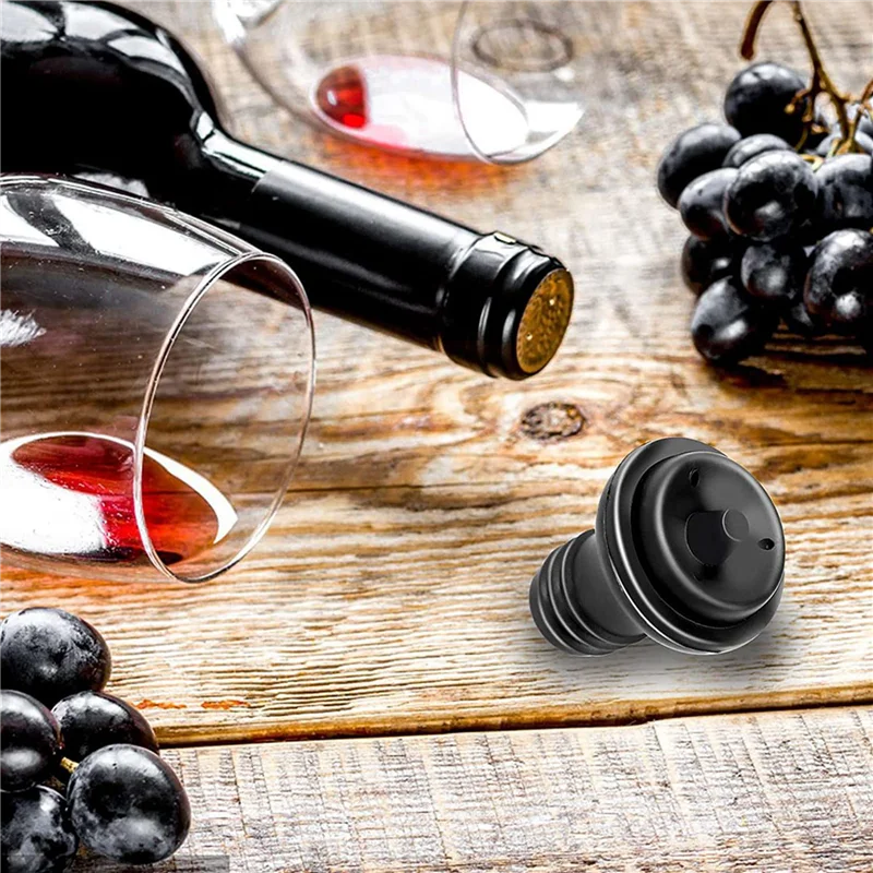

ABPQ-54 Pieces Wine Stopper Resealable Wine Pump Vacuum Wine Stopper Reusable Wine Saver Vacuum Stoppers Wine Saver Stoppers