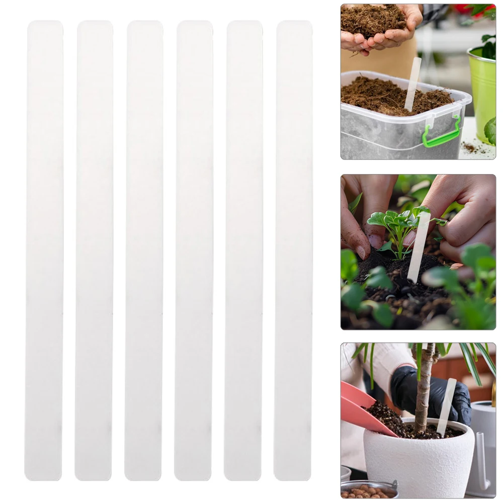 

7 шт., 7 шт., маркеры для садовых растений, акриловые этикетки для растений и этикетки, прозрачные, прозрачные