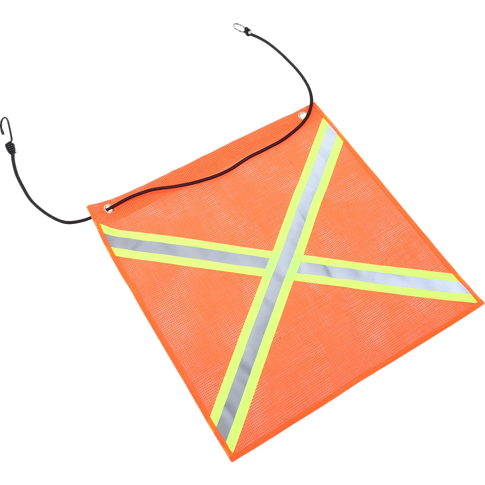 Reflective Warning Flag For Car Truck Night Safety Mesh Pvc Durable Outdoor Signal Flag Traffic Safety Visibility Road Use