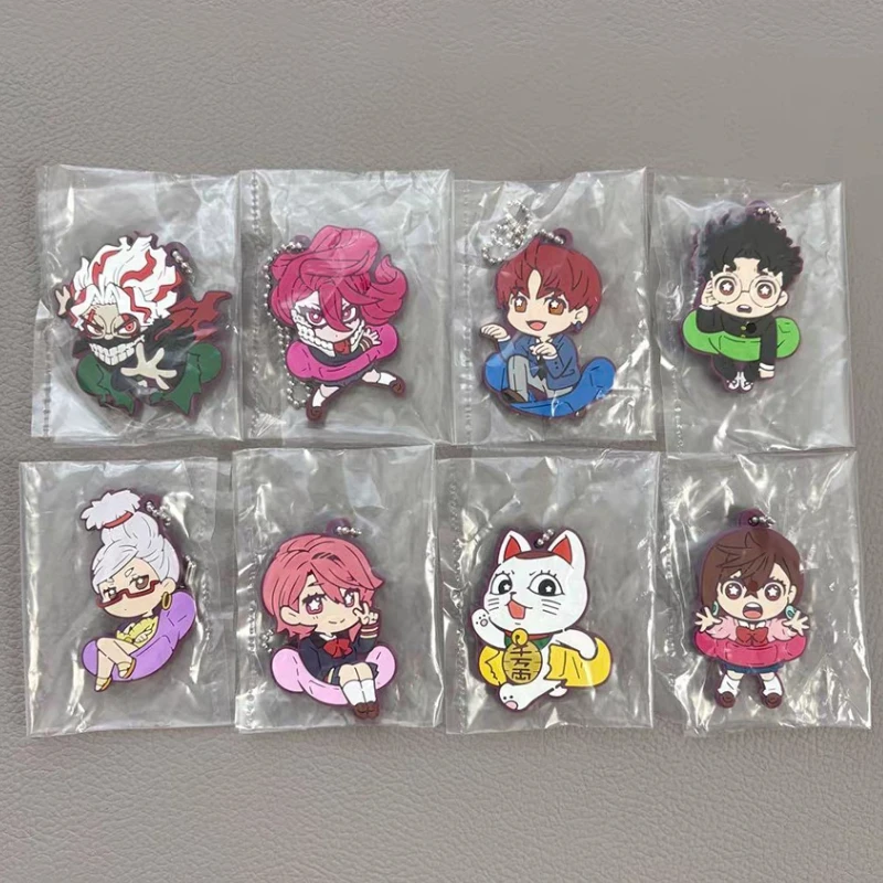 

Stand Stones Gashapon Anime Dan Da Dan Figure Highway Granny Ayase Momo Okarun Cute Rubber Pendant Toy Cartoon Accessories Gifts