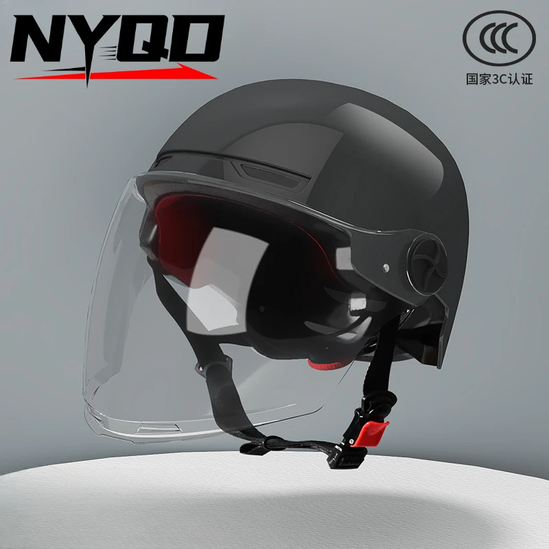 NEW Helmets Motorcycles Half Helmets Summer Protection Batteries Motorcycles Men and Women Double Lens Electric Vehicles