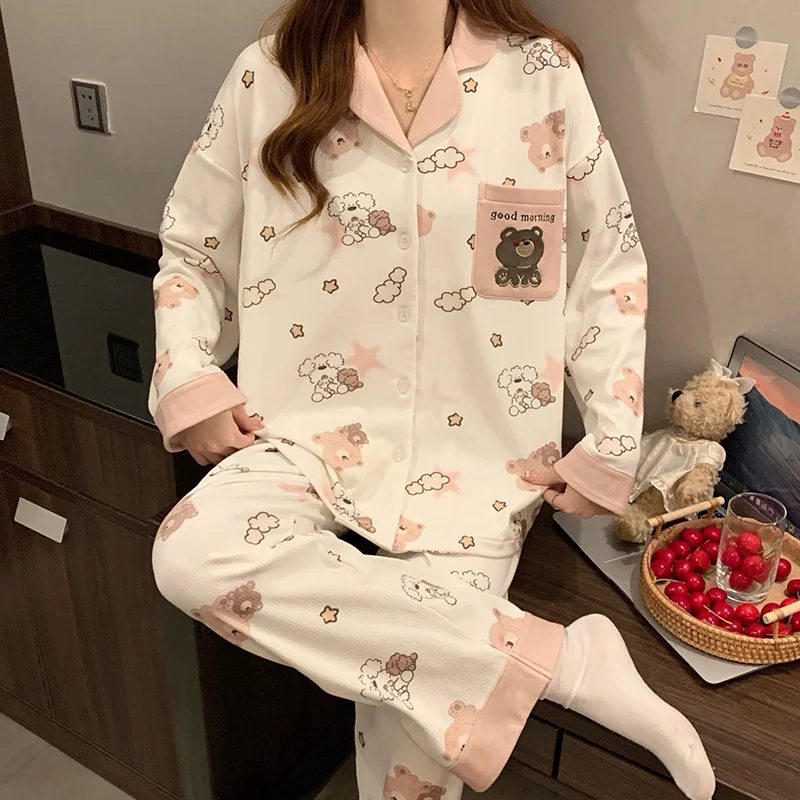 

Пижамные комплекты фиолетового цвета для женщин, всесезонные, из вискозы, в полоску, с длинными рукавами, с круглым вырезом, длиной до икр, универсальный комплект для сна, удобный, мягкий, простой.