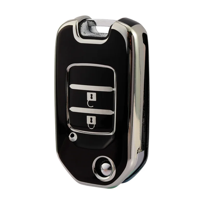 TPU Car Key Case Shell Cover Fob for Honda Civic HRV CRV XRV CR-V Crider Odyssey Pilot Fit Accord Protector Accessories