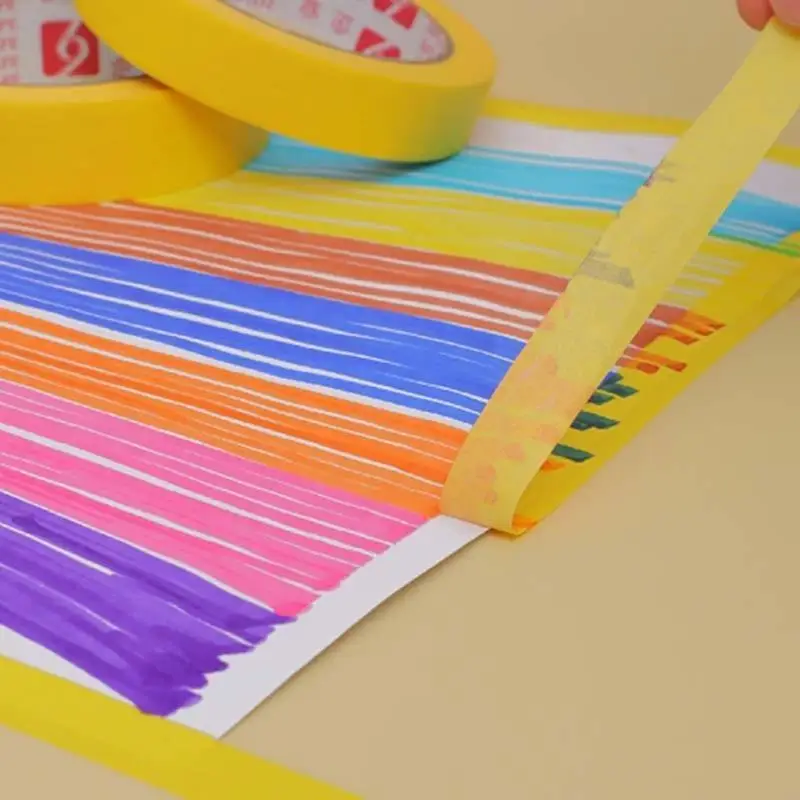 Y5lb fita adesiva colorida, 7/12 rolos, vários pacotes, fita colorida para artesanato, vibrante, arco-íris, fita colorida para e