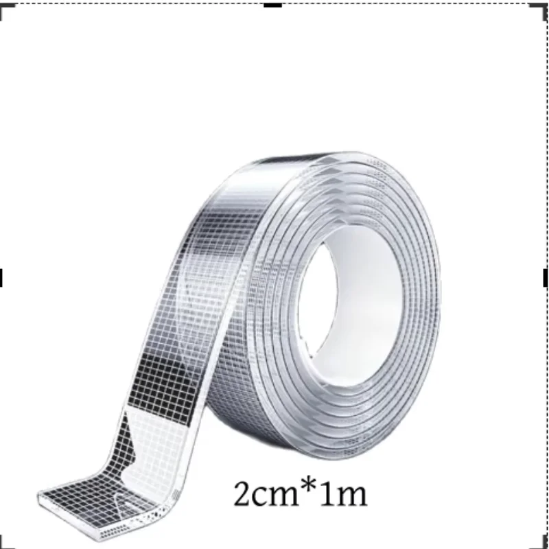 Neues Mesh-Nano-Klebeband, doppelseitiges Nano-Klebeband, wiederverwendbares, wasserdichtes, transparentes Nano-Klebeband, langlebiger