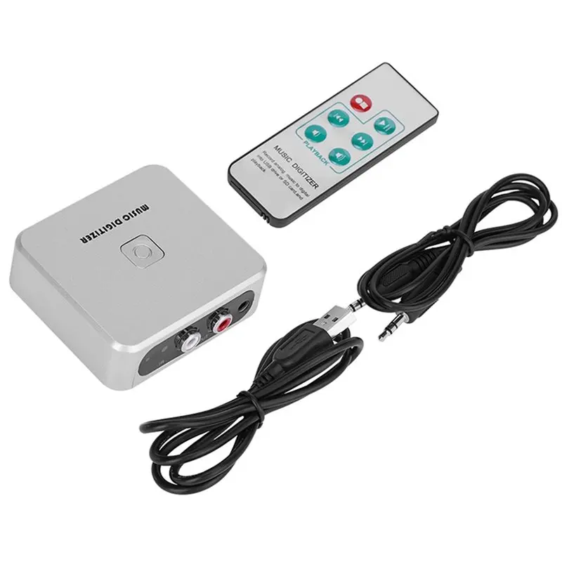 

【DIGITAL GADGET】MP3 Converter 128Kbps RCA Left/Right Channel Music Digital Converter USB Flash Drive/SD Card Ezcap 241 USB Audio