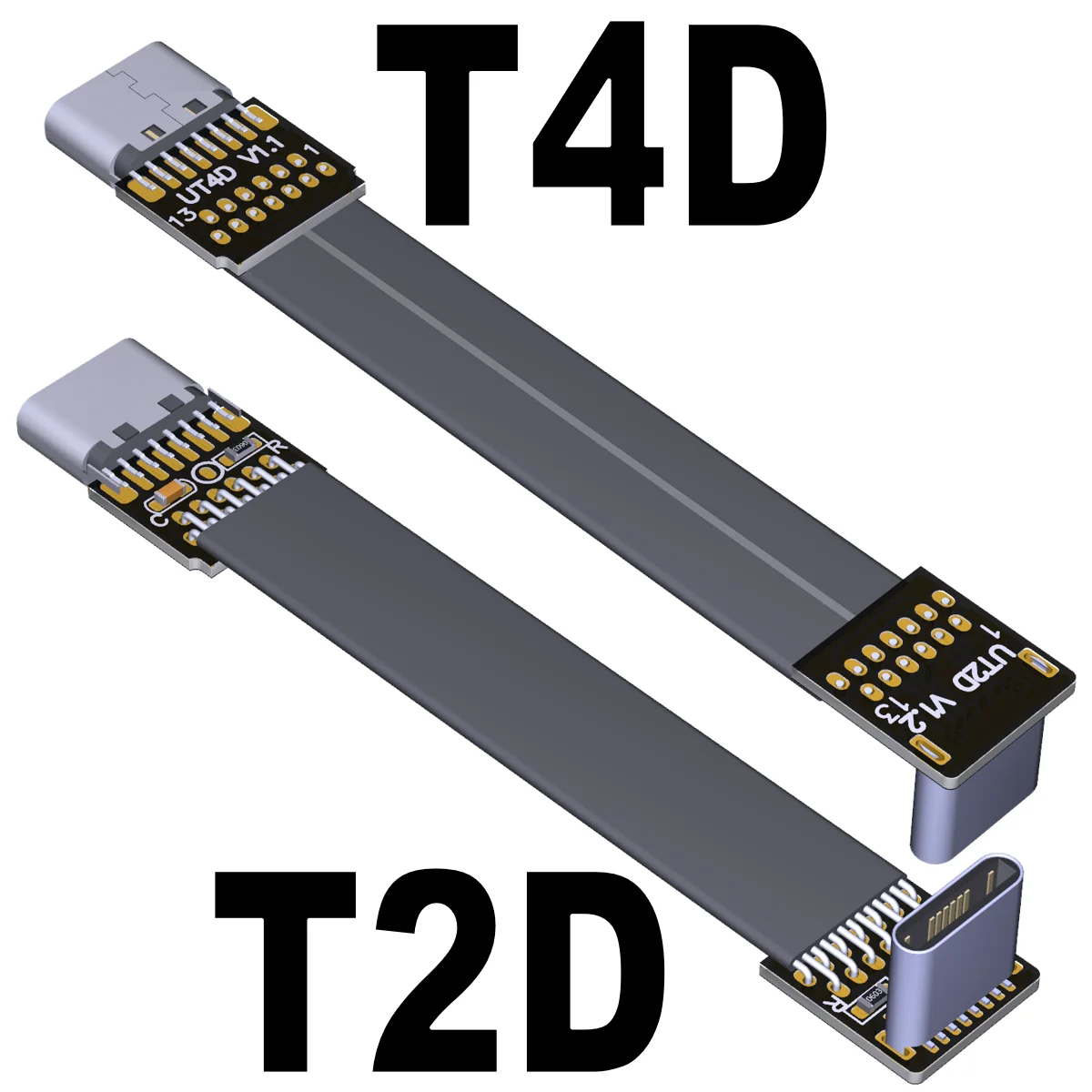 13p usb 2.0 tipo c para tipo c carregamento de dados cabo de extensão plana otg dobrar 90 graus usb c fêmea macho fpv cabo de fotografia aérea