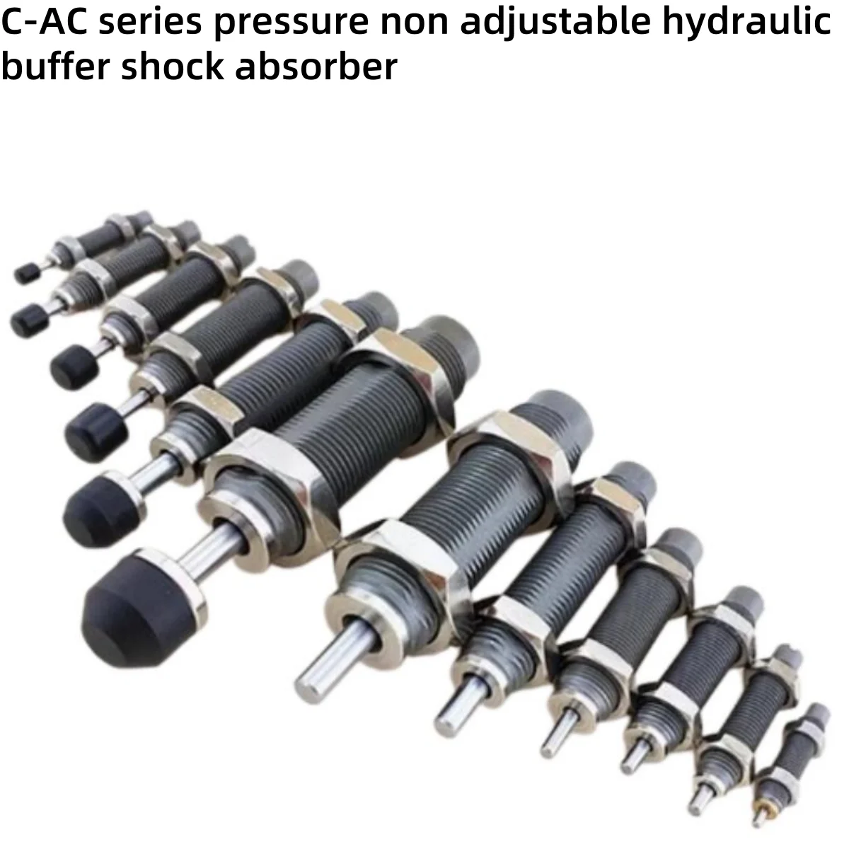 C-AC series pressure non adjustable hydraulic buffer shock absorber C-AC0806S C-AC1007S C-AC1210S C-AC1412S C-AC2015 C-AC2725S-N