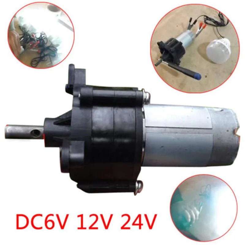 1 Pcs Wind Turbine Generator Kit Micro Hand Dynamo Generator DC 5V-24V 1500mA 20W Generator For Standby Lighting Power Supply