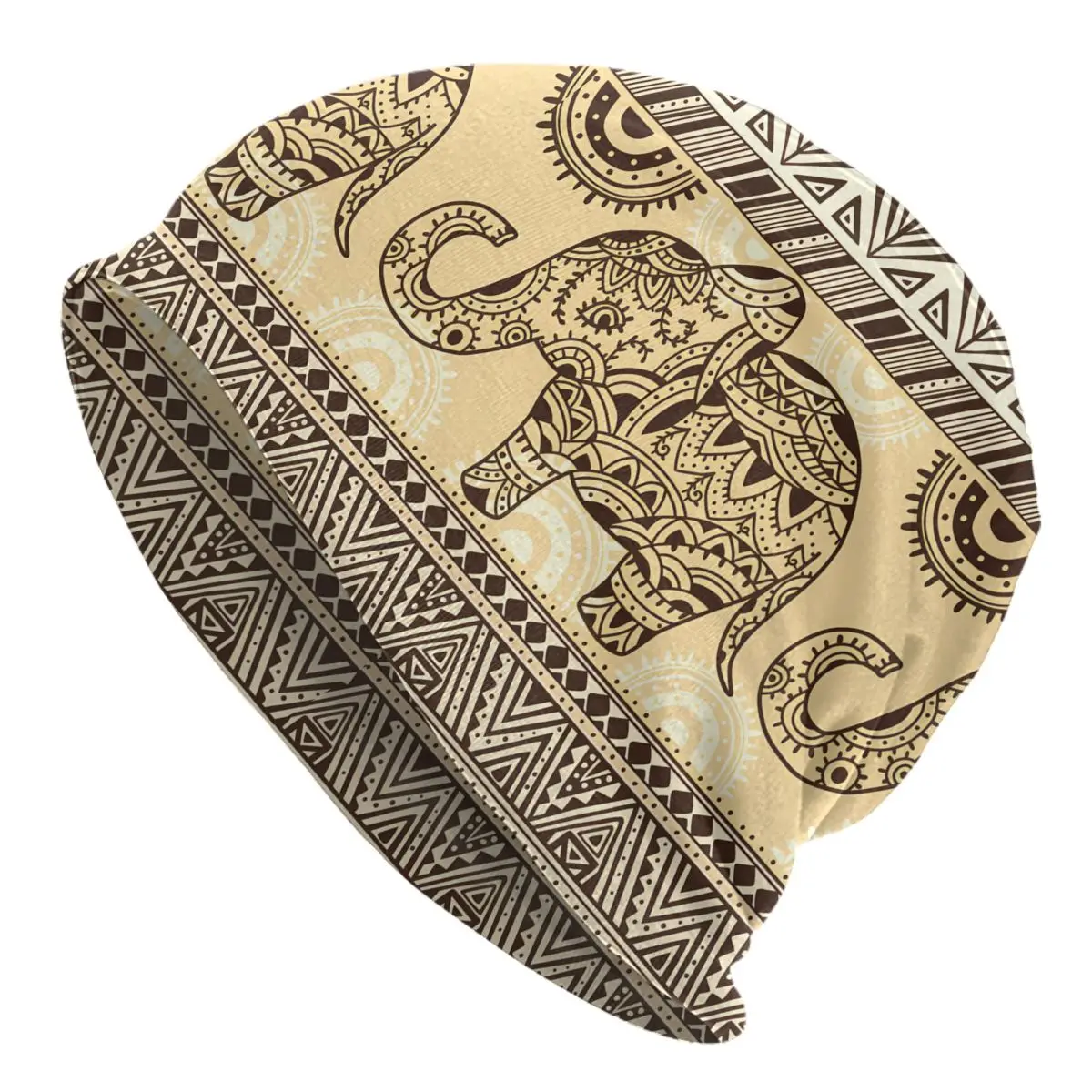

Elephant Folk Bonnet Outdoor Thin Skullies Beanies Caps For Men Style Hats